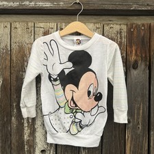 Vintage 80s Disney by Jog Togs Mickey Mouse Kids Children Toddler Sweatshirt 3T