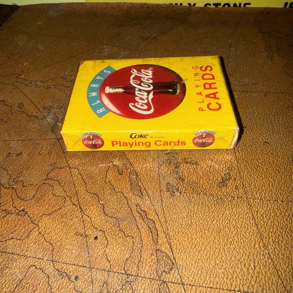 Vintage 1994 "ALWAYS COCA-COLA" Playing Cards Poker Deck No. 351 NEW SEALED - Image 3 of 3