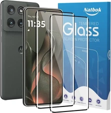 2 Pack 3D Compatible with Motorola Edge 2025/Moto Edge 60 Fusion/60 Pro Screen P