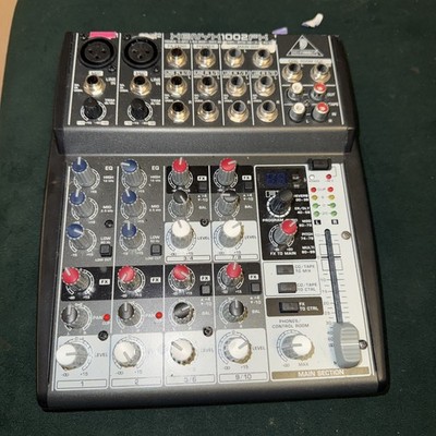 Behringer Xenyx 1002FX Premium 10-Input 2-Bus Analog Mixer 24-Bit parts only 