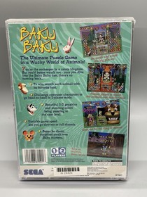 Baku Baku (Sega Saturn, 1996) Complete SEALED