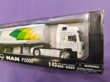 altes LKW Truck Modell 1:43, BP Tankwagen Sattelzug MAN F2000, in OVP