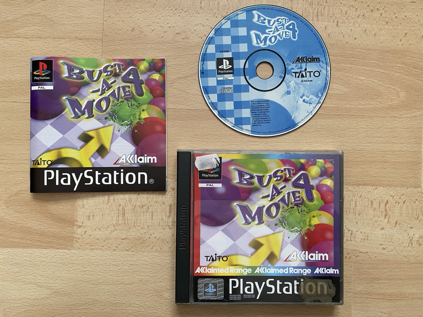 Bust a Move 4 - PS1 Playstation 1 - PAL FRA Francais - Complet