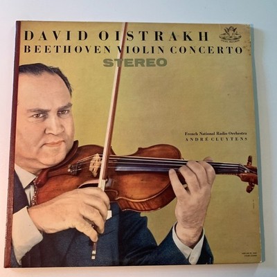 David Oistrakh Beethoven Violin Concerto Angel S 35780 Stereo Red Label NM