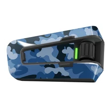For Cardo Packtalk Edge Protection Sticker Decal Camo Blue