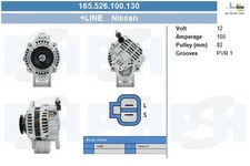 Alternatore nuovo per NISSAN:TINO,X-TRAIL,SUNNY II,ALMERA II,SENTRA II A3TB0771