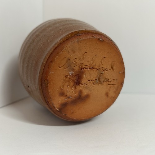 Vintage Whelchel Meaders Pottery Mini Jug w/Handle & Corn Cob Stopper – Signed! - Picture 7 of 8