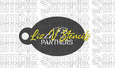 Football Panthers - Face Painting STENCIL