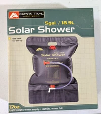 Ozark Trail Outdoor Equipment Solar Shower 5gal/ 18.9 L. 17oz  New in Box