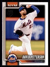 2026 Topps #215 David Peterson New York Mets