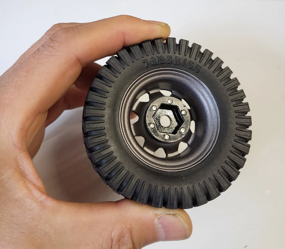 BEADLOCK ALUMINIUM CRAWLER OFFROAD RÄDER (4 STÜCK) FÜR TAMIYA CC-01 & CC-02 - Bild 4 von 4