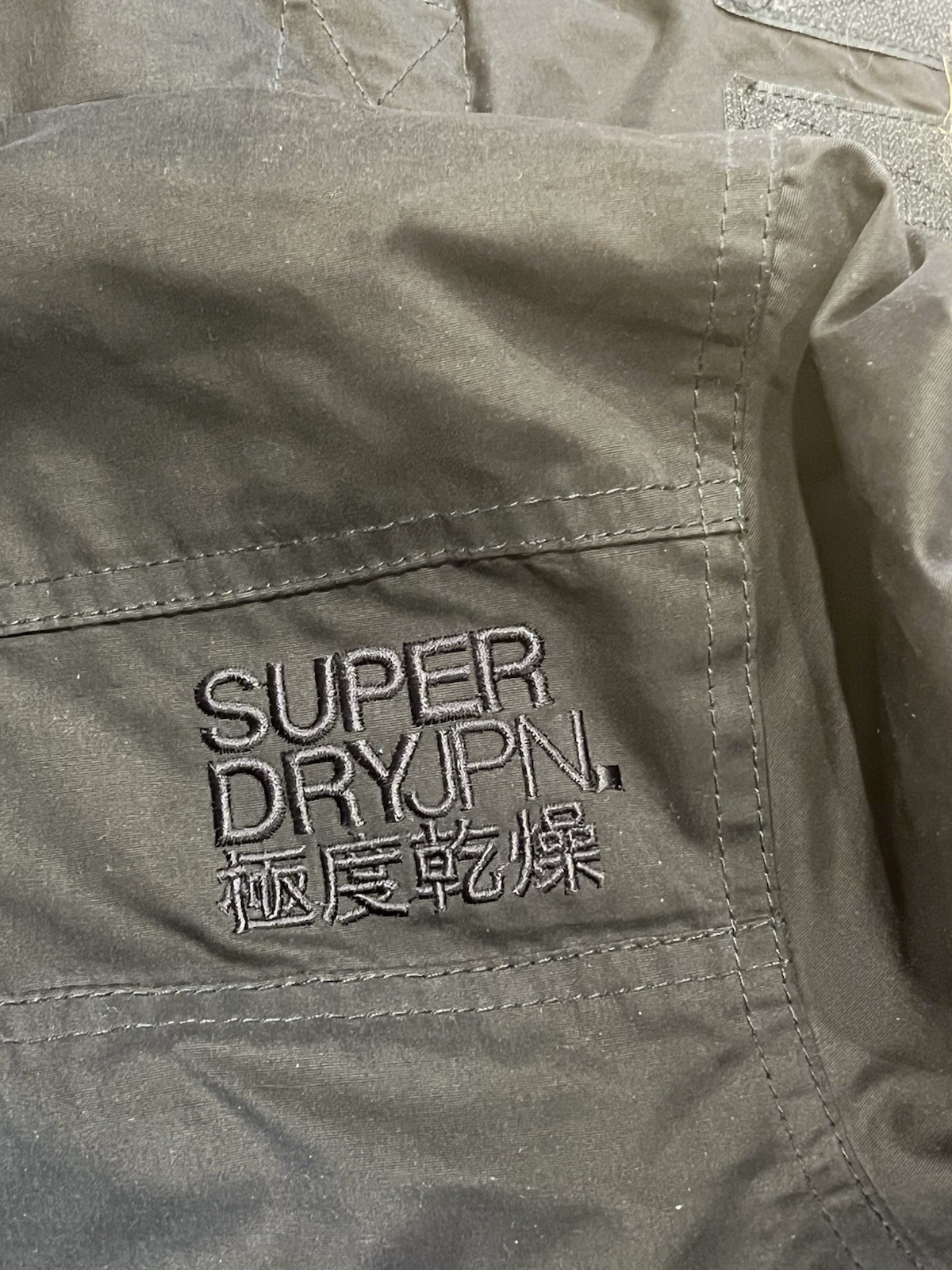 Superdry Microfiber The Windparka Size Large  DARK BLUE image 9