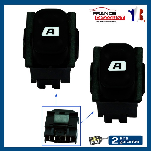 2 X Elektrischer Fensterheber Schalter Vorn FüR Berlingo Partner - 6552.KT-image