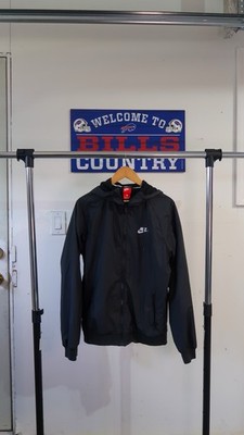 Nike Black Windbreaker Zip Up Jacket Lightweight Athletic Jacket