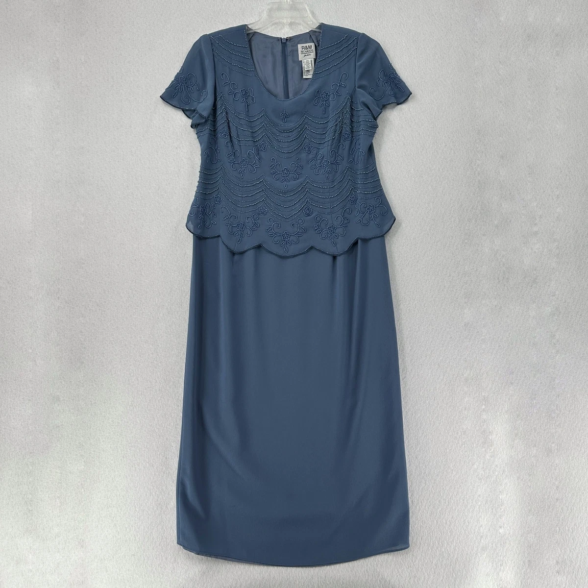 sachin and babi light blue dress R&M Richards Petite Dresses