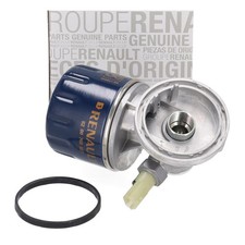 ORIGINAL Renault Dacia Ölfiltergehäuse + Ölfilter MEGANE 3 CLIO 1.5D 8201056869