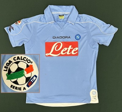 SSC NAPOLI 2008/09 Diadora Home Jersey (S) -Italy- Serie A Lega