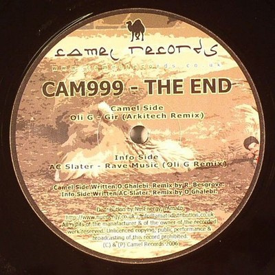 Oli G / AC Slater - The End (12'')