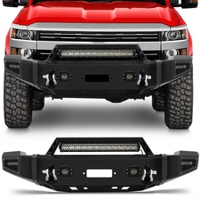 Complete Front Bumper w/ LED Lights For 2011-2014 Chevy Silverado 2500 3500 HD