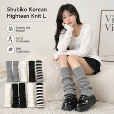 Shubiko Korean Highteen Knit Long Leg Warmers Bootcut Gyaru Piece