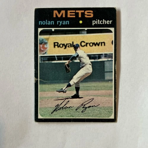 Topps 1971 Nolan Ryan #513 New York Mets MLB Baseball Card Base Set