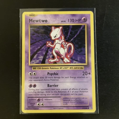 Pokemon Mewtwo XY Evolutions Cracked Ice Holo Rare #51 PSA 10 Gem Mint