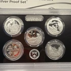 2019 S Silver  Quarter Proof Set 5 Coins OGP & COA .999 US Mint 1221-53
