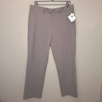 NWT Gap Fit Performance Stretch Khaki Pants Active, Men's Size 33x30, Gray