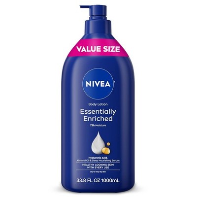 NIVEA Essentially Enriched Body Lotion for Dry Skin Scented - 33.8 fl oz