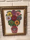 Framed Zen doodle Style Colorful Flower Art — photo 5