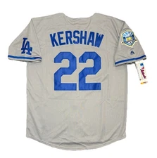 Clayton Kershaw 2008 Los Angeles Dodgers Road 50th Anniv. Jersey Mens Large