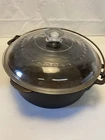 Griswold - Wagner Ware 5 Quart Dutch Oven With Glass Lid, Has Wobble And Spins