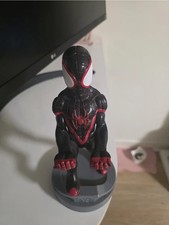 Cable Guys Spider-Man Miles Morales Controller  Phone Holder Stand Black Red