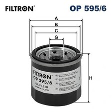 ORIGINAL® Filtron OP 595/6 Ölfilter passend für Mazda RX-8 CX-9 CX-30 CX-60