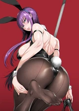 Highschool of the Dead Saeko Busujima full artwork waifu anime print #13