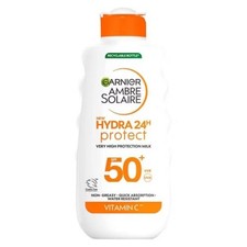 Garnier Ambre Solaire Hydra 24 Protect SPF50+ Sun Lotion 400ml 41.88 per litre
