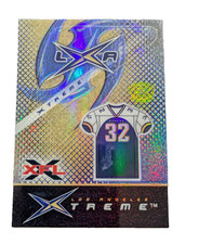 2001 Artbox XFL Los Angeles Xtreme Holographic Card #32 Jersey - Rare Shiny