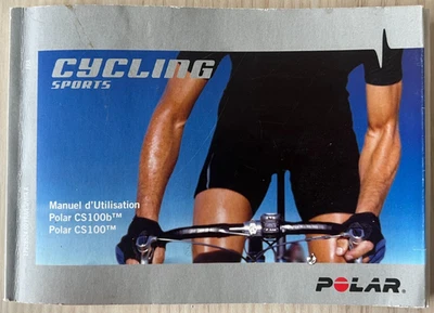 POLAR CS100 b CYCLING Manuel d'Utilisation Cardiofréquencèmetre Compteur Vélo - Photo 1/4