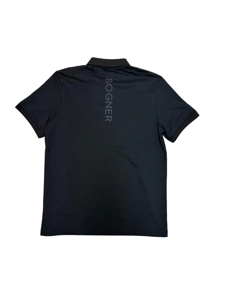 Bogner Polo Hombre Daniel O Negro Talla M Nuevo Con Etiqueta