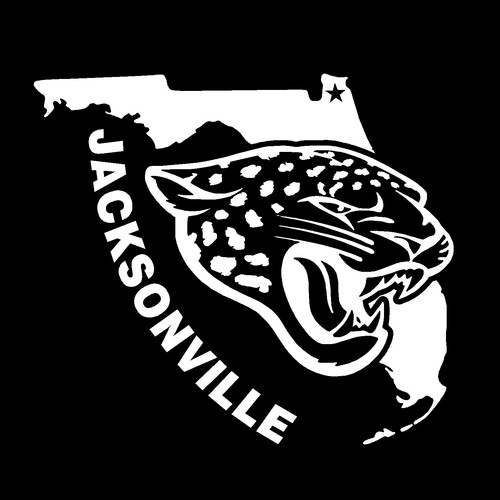JACKSONVILLE JAGUARS STICKER THE STATE OF FLORIDA VINYL DECAL VEHICLE