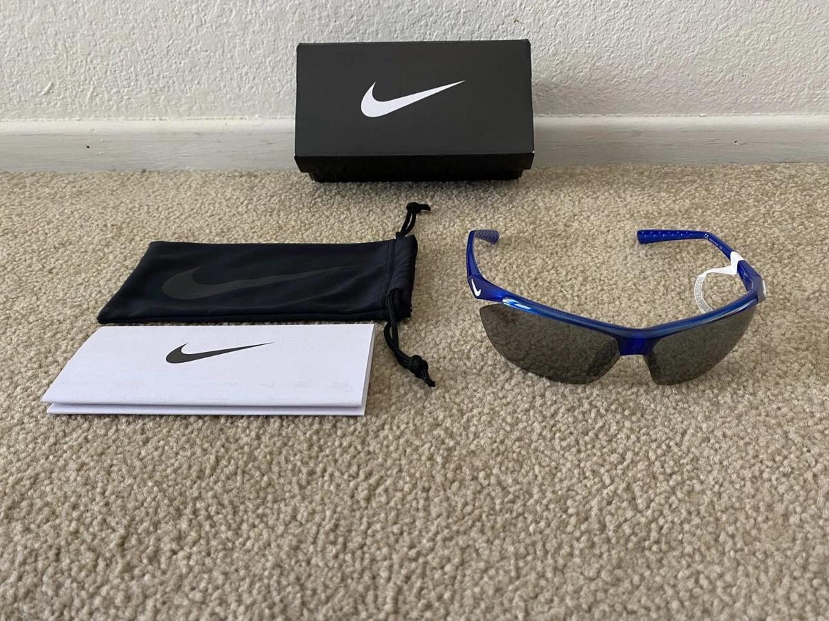 Blue Nike Tailwind Sport EVO491-422 Max Optics Sunglasses Grey Lens New Tag  Box | eBay