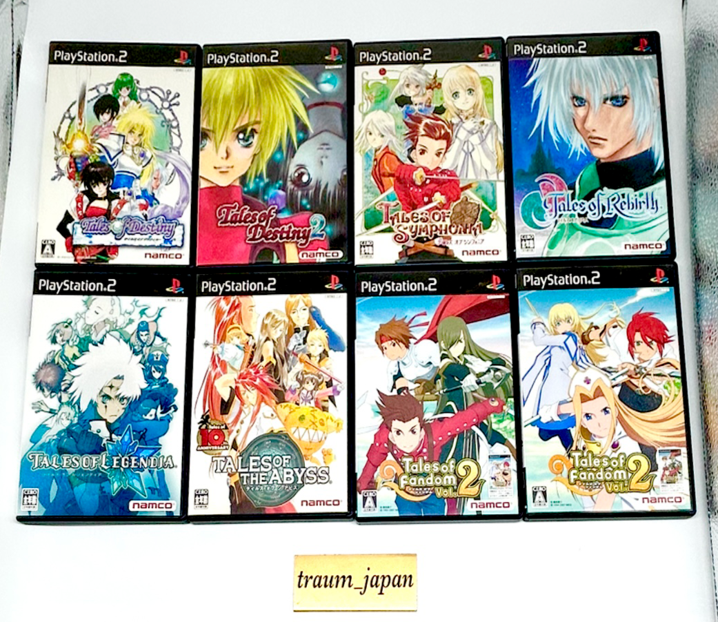 Abyss TAENLA タエニア 1 PS2 Tales of Destiny Symphonia Rebirth Abyss Legendia Fandom set