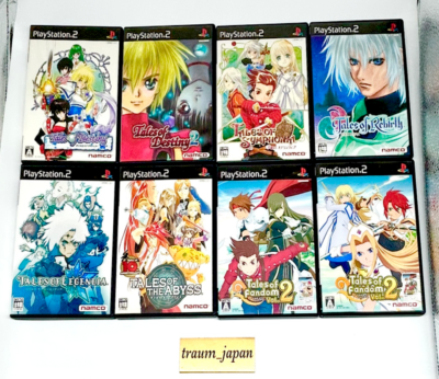 PS2 Tales of Destiny Symphonia Rebirth Abyss Legendia Fandom set