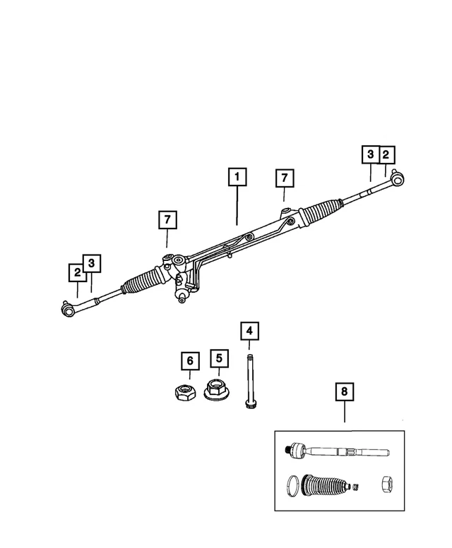 Barra de amarre interior GENUINA MOPAR Jeep WK/WH Grand Cherokee XK/XH Commander 68066486AA Foto 3 de 3