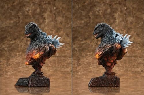 KAIYODO Godzilla Vignette Bust Resin Cast Kit Wonder Festival 2024 Japan Limited - Picture 2 of 4
