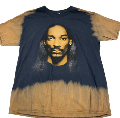 Young Snoop Dogg Face Spanky's Clothing Rap Tee T-Shirt M brown
