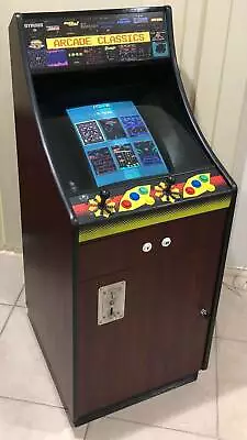 80 39 S Lowboy Woodgrain Arcade Machine Includes 60 Games
