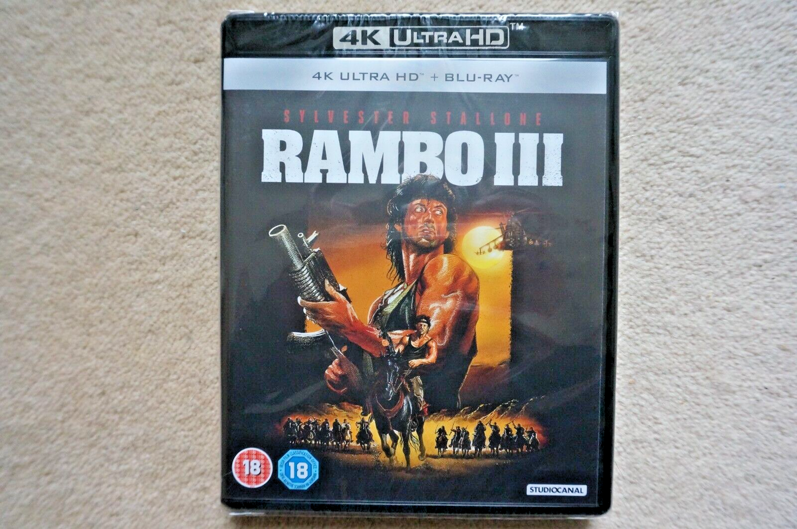 4K UHD BLU-RAY    RAMBO III     BRAND NEW SEALED UK STOCK