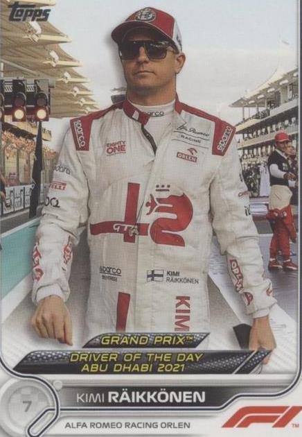 2022 Topps Formula 1 - Kimi Raikkonen #193 - 1 of 1