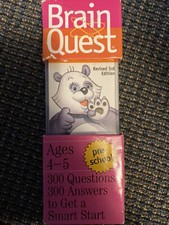 Brain Quest Decks Pre-school 3rd Edition Ages 4-5 300 Questions  Answers